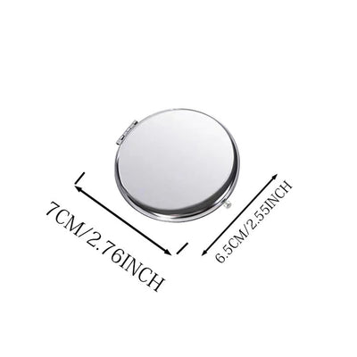 Elegant Custom Compact Mirror - Engravable with Names and Special Dates,Perfect Wedding Favor for Guests, Ideal for Bridal Parties